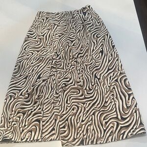 Zebra Print Skirt